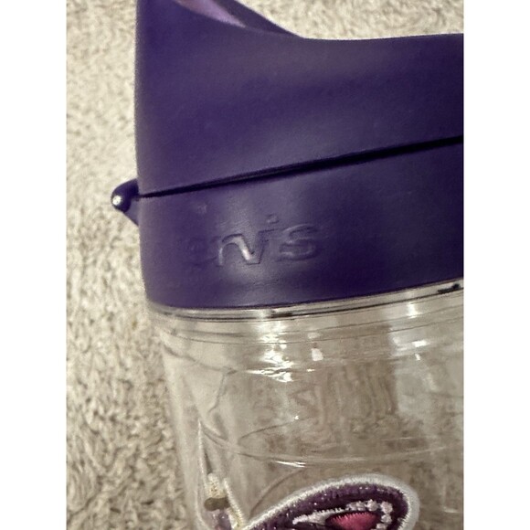 Tervis Tumbler 24oz Clear Purple Lid Dragonfly Hot/Cold Insulated Cup - Picture 8 of 9